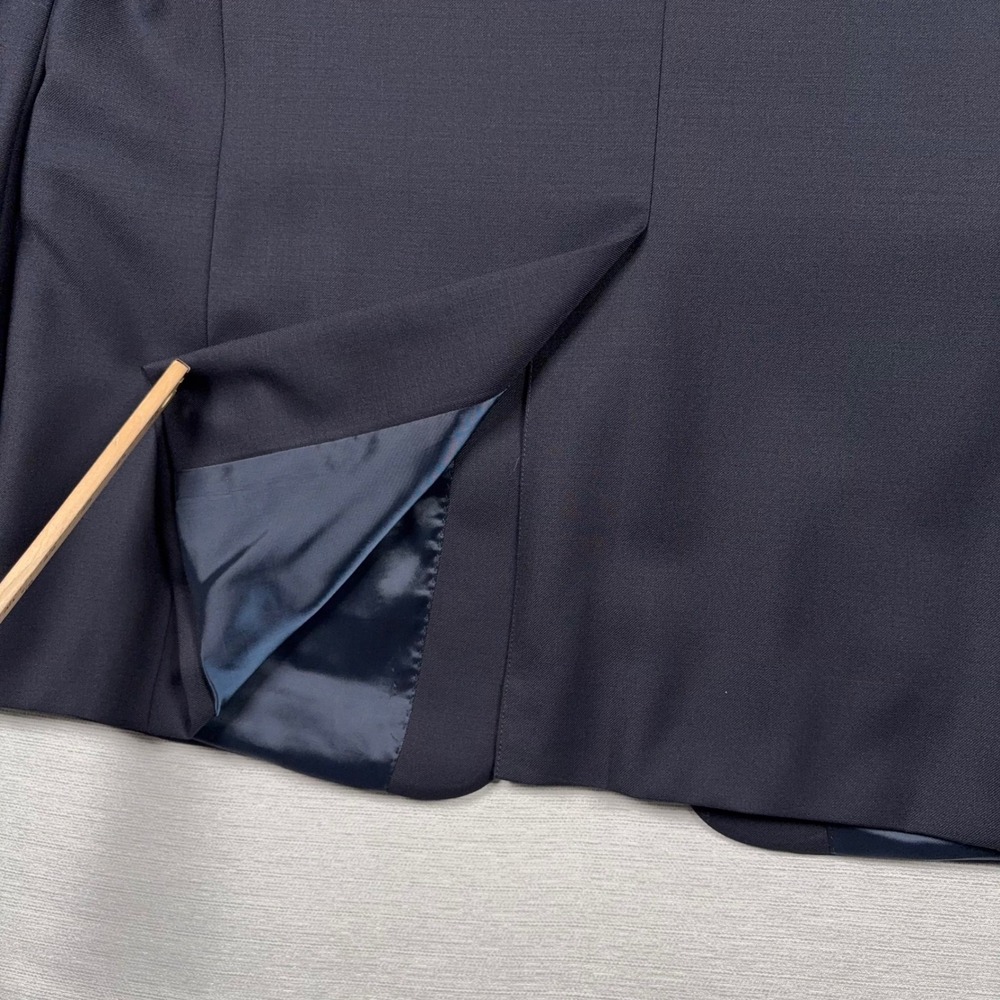 Lauren Ralph Lauren Blazer Men 44L Navy Blue Wool Blend Gold Button Sport Coat - Picture 14 of 14